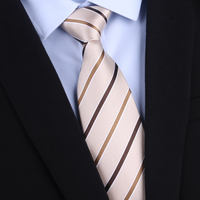 Mulberry silk, real silk tie, men's formal suit, business groom, wedding, career, work, pink tie gift box set thumbnail 4