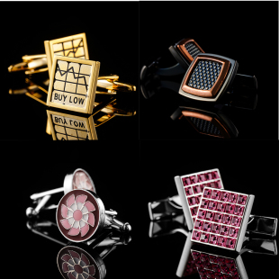 法式衬衫袖扣男士轻奢定制衬衣袖口扣休闲百搭袖钉刻字 Cufflinks