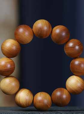 太行陈化料崖柏手串男士手链黑油老料佛珠木质文玩饰品情侣首饰