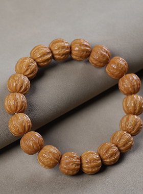 猴头土豪京八棱手串男士小核桃女款手链西瓜纹南瓜桩单圈佛珠文玩