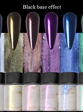 10g白色魔镜粉珍珠粉指甲粉极光粉颜料闪亮闪粉美甲装饰云母粉