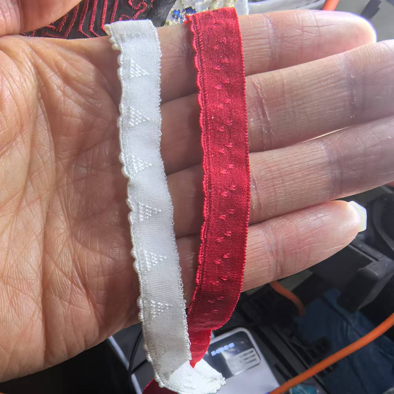 弹力包边带1cm双层对折内衣内裤松紧包边条衣服花边滚边条辅料