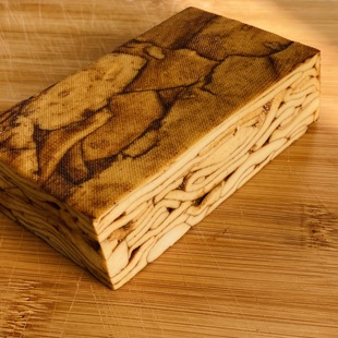 豆糕湖北天门土特产柴火香干子纯手工五香豆腐家乡味豆糕现做现发