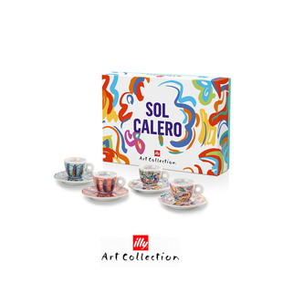 限定2025年illy咖啡杯艺术典藏杯Sol Calero浓缩杯卡布咖啡杯套装
