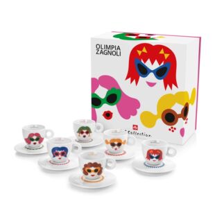 珍藏版 illy咖啡杯2019年典藏杯Olimpia Zagnoli浓缩咖啡杯卡布杯