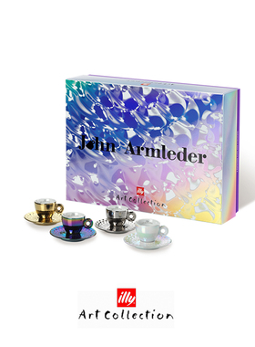 新款2025年illy咖啡杯艺术典藏杯John Armleder浓缩杯卡布咖啡杯