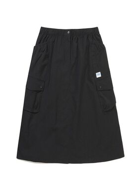 韩国代购KODAK女款凉感夏季微风卡其喇叭裙轻薄弹力裙K6222RSKL1