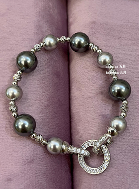 大溪地黑珍珠女轻奢渐变