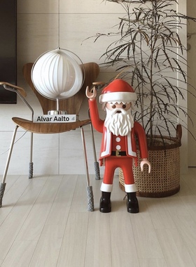 德国playmobil圣诞老人玩偶儿童房装饰收藏圣诞礼