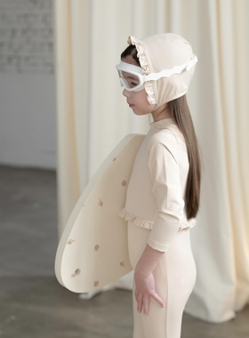 Nerit儿童连体泳衣长袖冲浪浮潜服防紫外线upf50+ 速干舒适