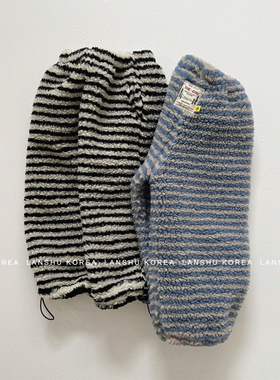 【Gou】懒鼠韩国童装25冬款男女童羊羔绒厚实儿童两穿休闲裤