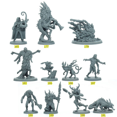 Cthulhu克苏鲁Death May Die死亡湮灭桌游模型165-191死亡亦逝DMD