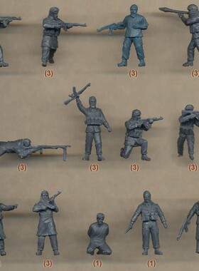 凯撒caesar 1：72兵人模型H101伊拉克 叙利亚 中东现代民兵