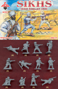 REDBOX 1:72兵人模型1900义和团八国联军系列 72021锡克人