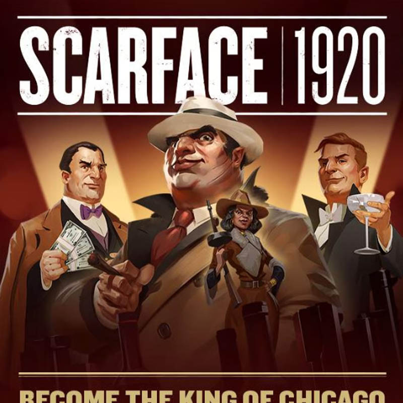 疤面1920疤脸桌游模型 黑帮打手含扩展西方教父中国劳工人物