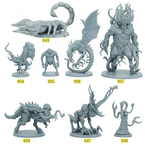 Cthulhu克苏鲁Death May Die死亡湮灭桌游模型034-048死亡亦逝DMD
