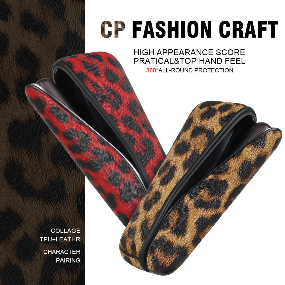 适合lil SOLID DUAL保护套防摔保护装饰皮套壳时尚豹纹pu皮革,收纳整理,电子烟收纳盒/套,淘宝优惠券,粉丝福利购,淘宝优惠卷