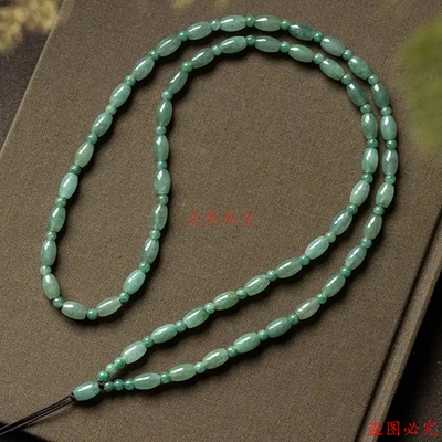 观音吊坠挂绳男款玉石吊坠挂绳珠子新款翡翠项链脖子挂绳绳子挂脖