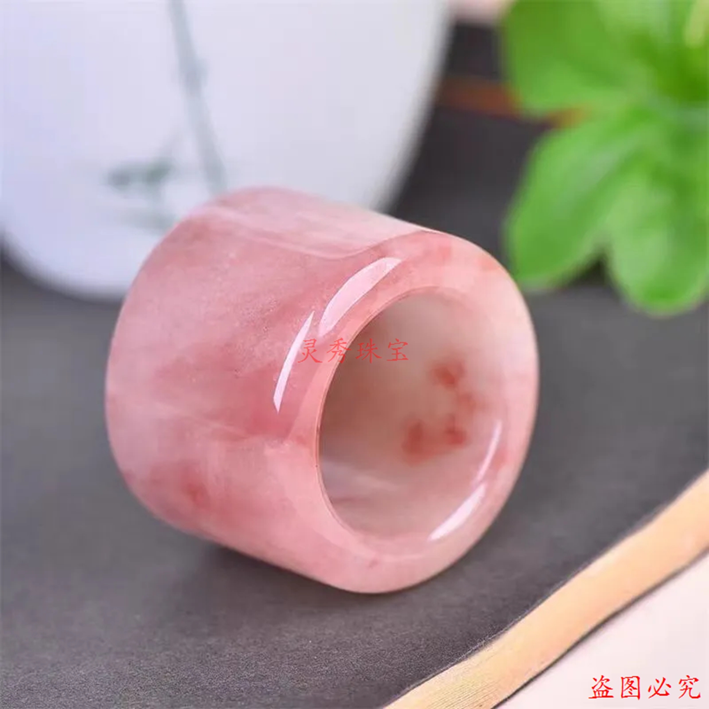 男款玉石扳指指环男生尾戒大圈口大拇指中国风复古宽面精品