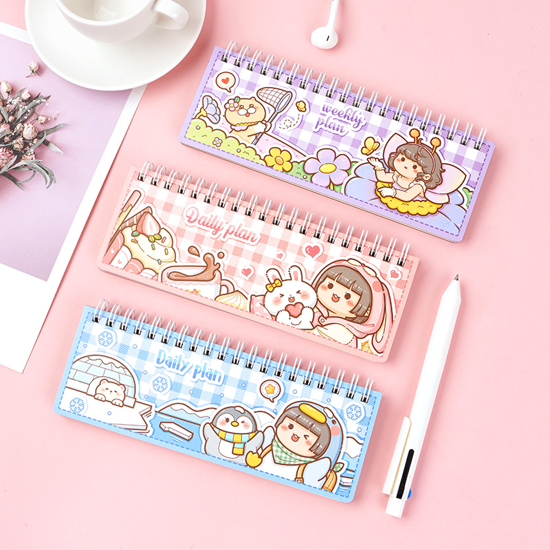 小麻薯自律打卡本学习计划表好习惯养成时间管理周规划笔记本子