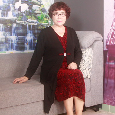 胖妈妈婚礼服加肥大码宽松两件套