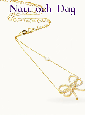 【缎带系列】Natt Och Dag蝴蝶缎带轻奢项链女小众设计