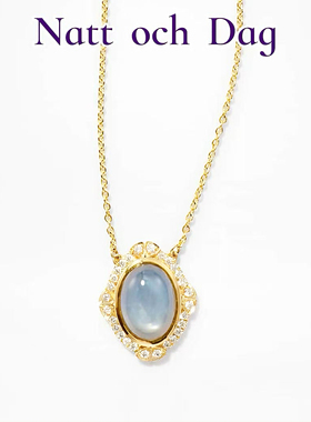 【白昼系列】Natt och Dag轻奢项链女小众设计月光石