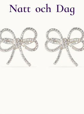 【缎带系列】Natt Och Dag蝴蝶缎带轻奢耳钉女小众设计