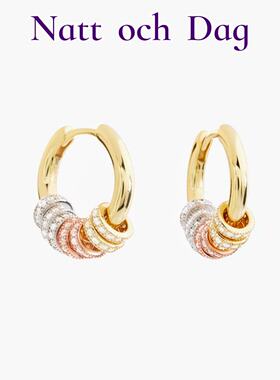 【三环轨迹系列】Natt Och Dag高级轻奢耳环女小众设计感原创