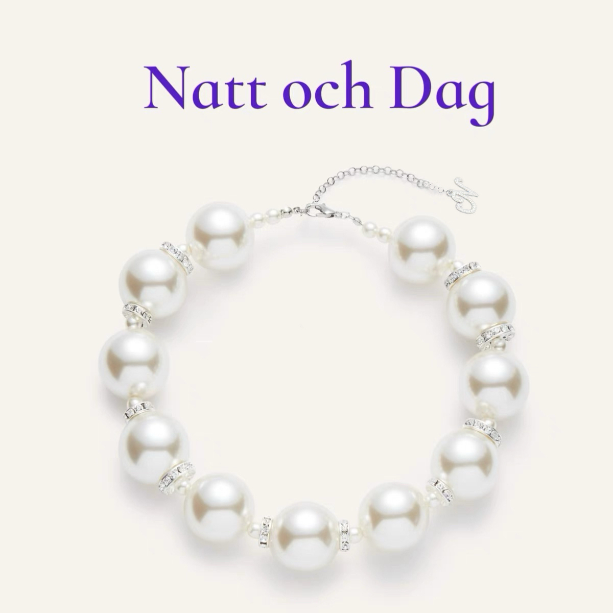 【人鱼公主系列】Natt och Dag复古宫廷晚宴风女项链贝壳澳白