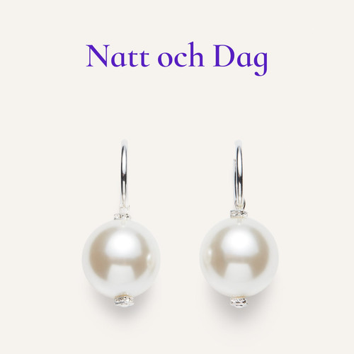 【人鱼公主系列】Natt och Dag轻奢宫廷风女士耳环贝壳澳白
