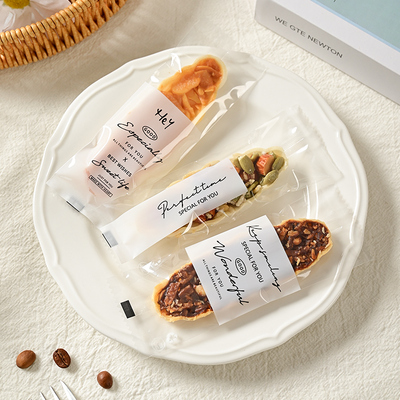 糯米船包装袋焦糖杏仁饼干机封袋