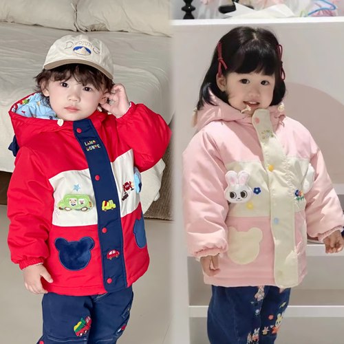 双面穿反正服夹棉款立体小玩偶