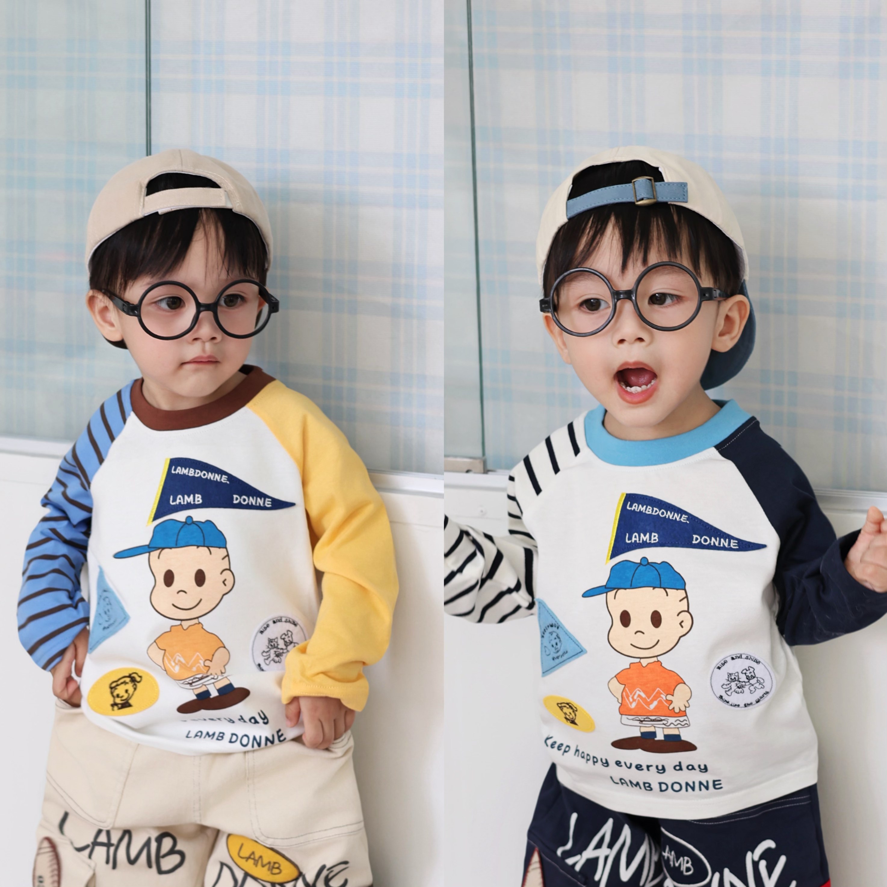 儿童长袖T恤打底2025秋款男童卡通原田治长袖t恤女打底衫日系童装,童装/婴儿装/亲子装,T恤,淘宝优惠券,粉丝福利购,淘宝优惠卷