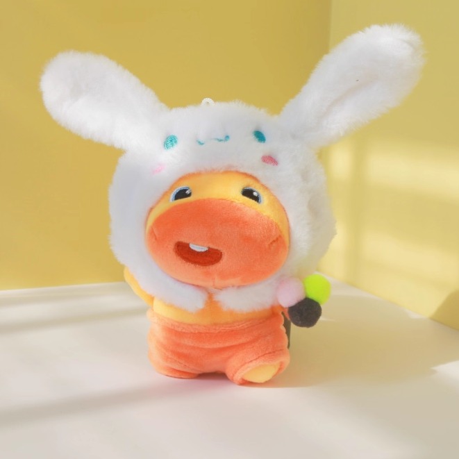 正版水豚噜噜挂件花束毛绒玩偶书包包钥匙扣挂饰公仔生日礼物女生