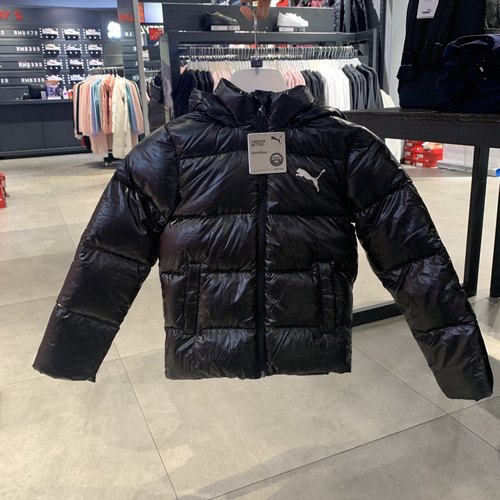 面包服连帽羽绒服Puma连帽儿童