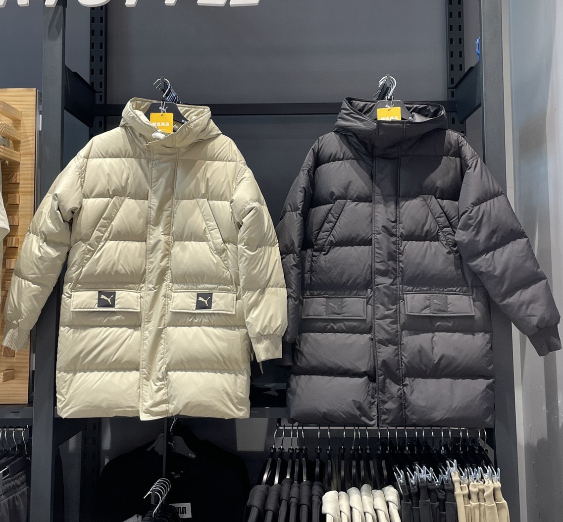 羽绒服中长款Puma/彪马