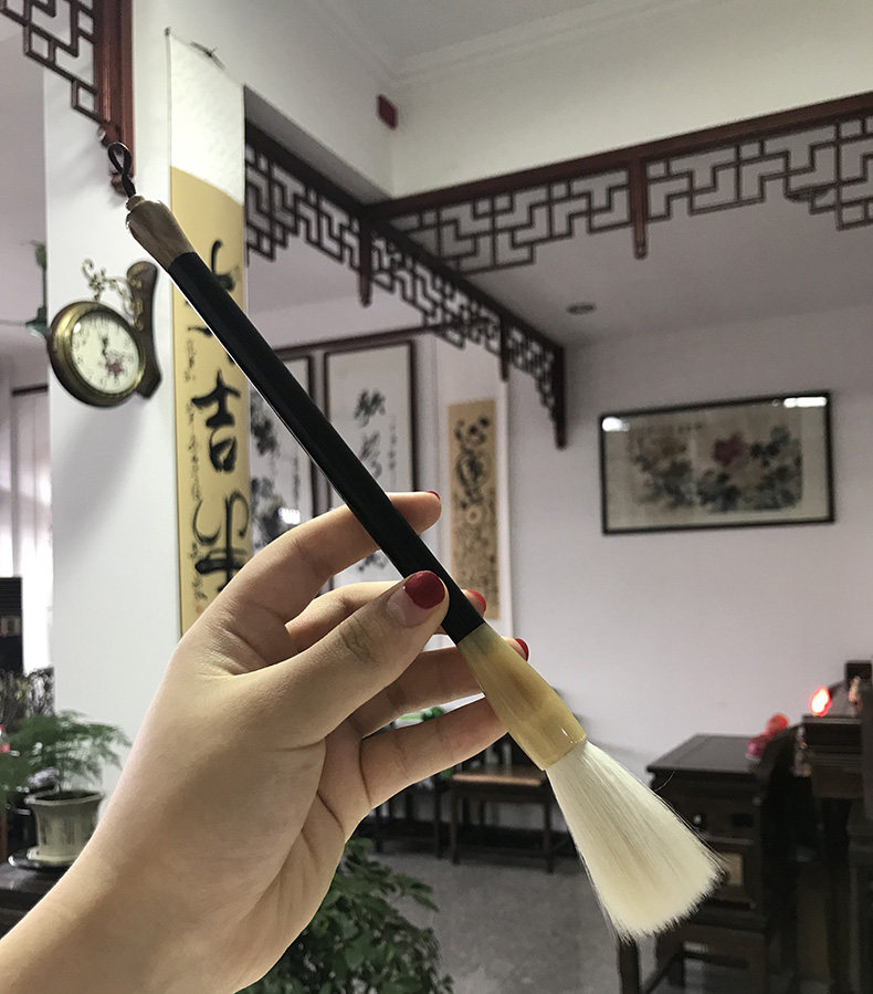 纯羊毛笔细嫩光锋口径善琏湖笔