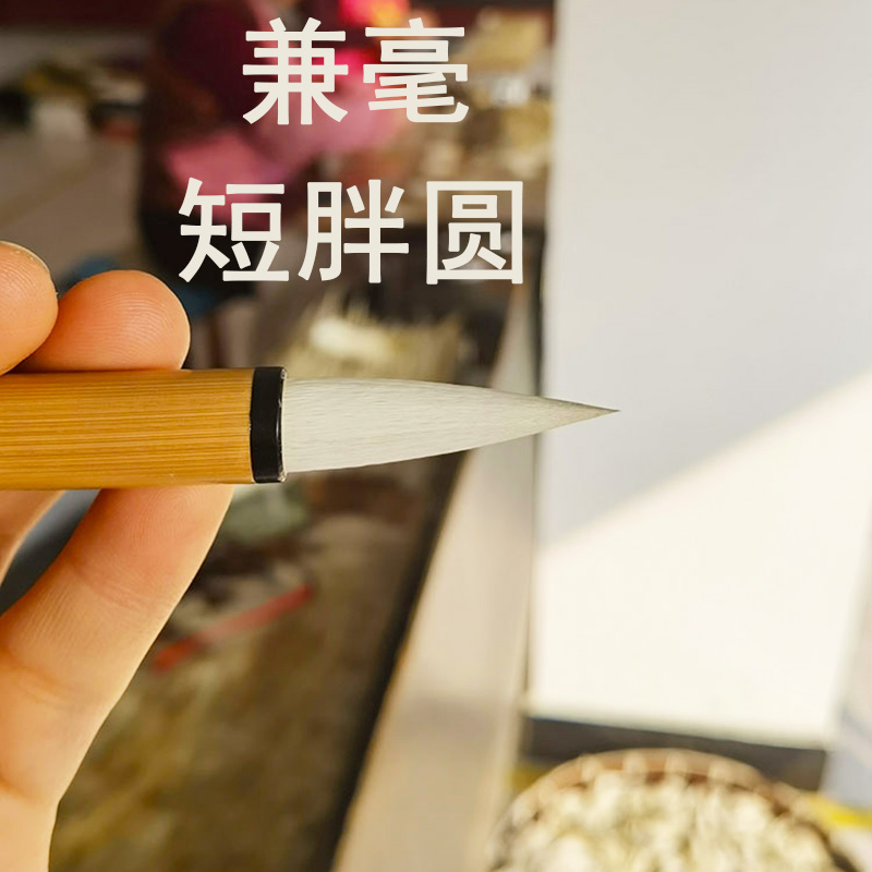 兼毫短鋒湖筆楷書行書篆書隸書