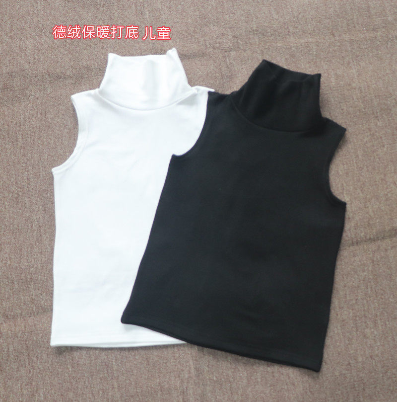 高领打底保暖无袖秋冬新款保暖