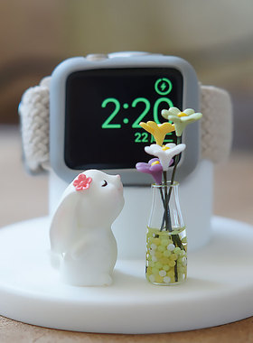 适用iwatch10充电器底座AppleWatch9/8/7/6/5代SE苹果手表S10支架