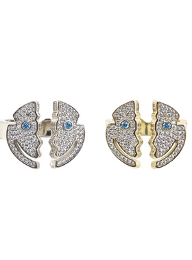 铁头的店 Eyefunny x Daniel Arsham 分裂笑脸戒指情侣指环对戒