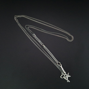 铁头的店  Werkstatt Munchen  德国手工做旧  五角星钥匙项链