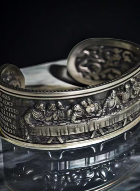 铁头的店欧美男女通用925银手镯