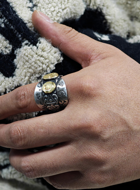 男女通用朋克风新鲜出炉戒指