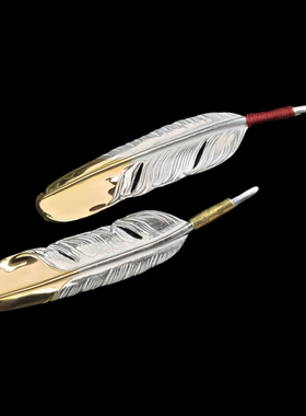 铁头的店 larry smith拉瑞史密斯  先金雨覆羽毛吊坠