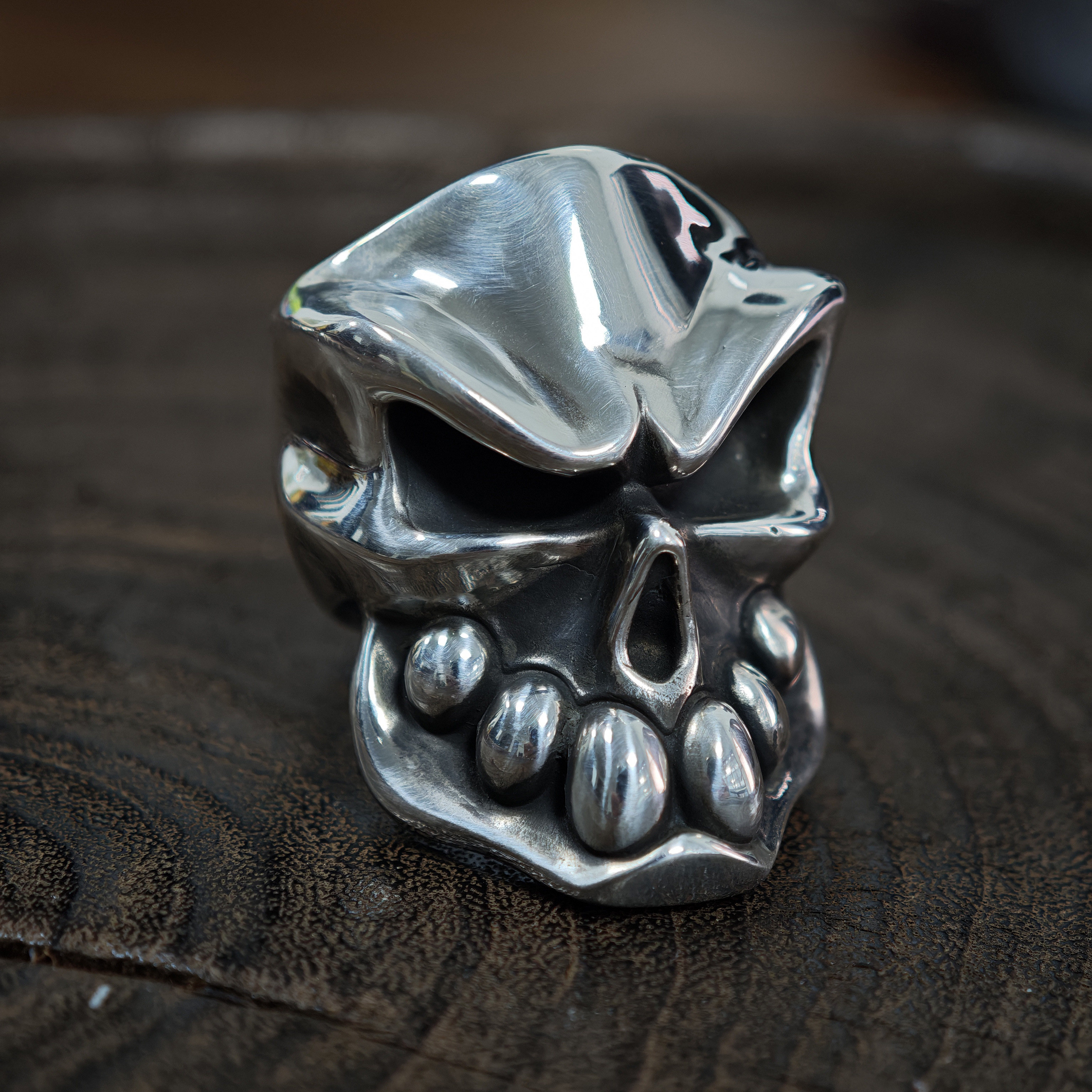 铁头的店925银STARLINGEAR 施特林 BULLET TOOTH子弹牙戒指