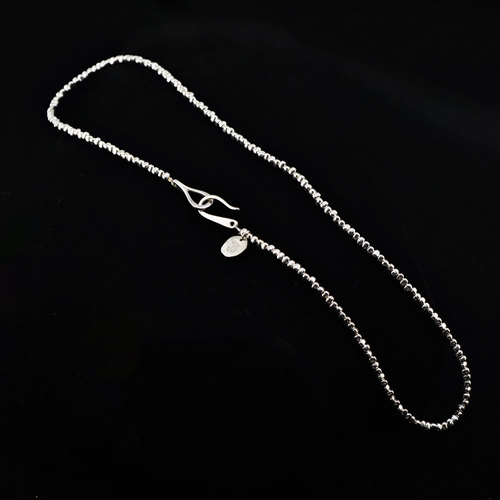 铁头的店925银随形碎石轻奢项链