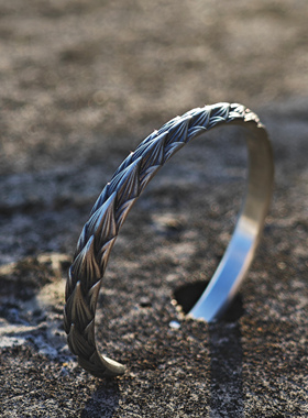 铁头的店欧美男女通用925银手镯