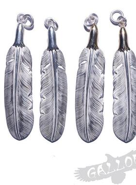 吊坠拉瑞史密斯鹰头羽毛银饰挂坠